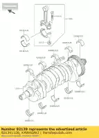 921391108, Kawasaki, bus, ro zr1000-a aansluiten kawasaki z 750 800 1000 2003 2004 2005 2006 2007 2008 2009 2010 2011 2012 2013 2014 2015 2016, Nieuw