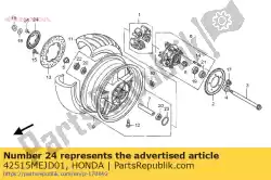 Ici, vous pouvez commander le anneau, rr pulser auprès de Honda , avec le numéro de pièce 42515MEJD01: