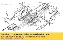 Aqui você pode pedir o capa, sob em Honda , com o número da peça 50611KRJ900: