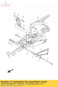 yamaha 2MSF16680000 etichetta, pneumatico - Il fondo