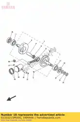 Aquí puede pedir rodamiento (27v) de Yamaha , con el número de pieza 93310210M000: