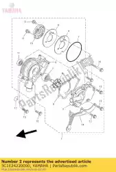 deksel, behuizing van Yamaha, met onderdeel nummer 3C1E24220000, bestel je hier online: