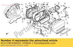 Tutaj możesz zamówić cia? O, r. Sakwa pod siod? O * nha27 od Honda , z numerem części 81211MCAA60ZF: