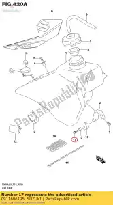 suzuki 0911606195 bolt - Bottom side