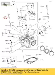 Tutaj możesz zamówić ? Ruba zx600-f1 od Kawasaki , z numerem części 921501935: