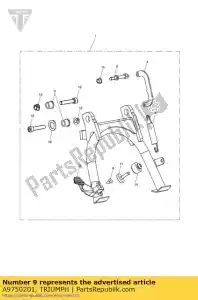 triumph A9750201 soporte para arriba - Lado inferior