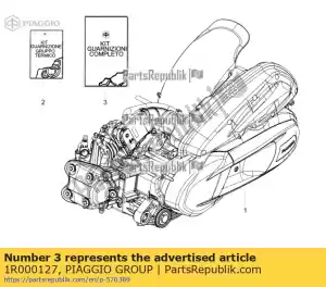 Piaggio Group 1R000127 kit de joints - La partie au fond