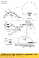 560520605, Kawasaki, mark,fuel tank,lh kawasaki vn classic a d mean streak b tourer  vn1600 1600 , New