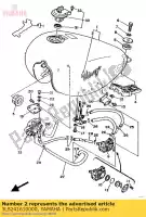 3LS241610000, Yamaha, emblema 1 yamaha xv virago 250, Nuevo