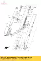 5YU231060000, Yamaha, tubo exterior comp. (l.h) yamaha mt 1670 2005 2006 2007 2008 2009, Nuevo