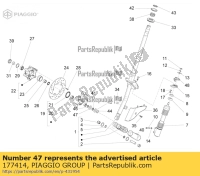 177414, Aprilia, rondella, Nuovo