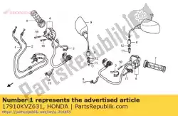 kabel comp. A, gas geven van Honda, met onderdeel nummer 17910KVZ631, bestel je hier online: