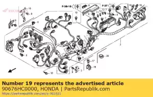Honda 90676HC0000 banda, fio - Lado inferior