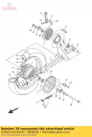 5HN253810000, Yamaha, Eje, rueda yamaha  pw tt r 80 90 110 125 2000 2001 2002 2003 2004 2005 2006 2007 2008 2009 2010 2011 2012 2013 2014 2015 2016 2017 2018 2019 2021, Nuevo