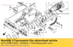 Aquí puede pedir caja, cadena de transmisión de Honda , con el número de pieza 40510MR1000: