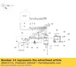 Tutaj możesz zamówić krzak od Piaggio Group , z numerem części 2B003714:
