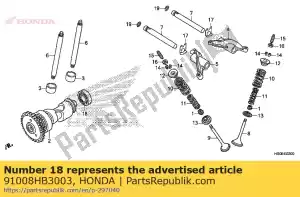 honda 91008HB3003 rolamento, esfera radial, 16002 (ntn) - Lado inferior