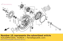 Here you can order the collar, rr. Axle distance from Honda, with part number 42620MV1000: