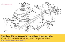 tank set, brandstof (wl) * type4 * (type4) van Honda, met onderdeel nummer 17520MY7000ZD, bestel je hier online: