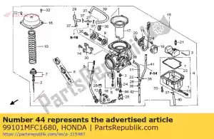 Honda 99101MFC1680 odrzutowiec, # 168 - Dół