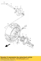 6461035F20, Suzuki, tambor, sproc trasero suzuki gsx 1400 2002 2003 2004 2005 2006 2007, Nuevo