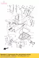 5YU1441A0000, Yamaha, deksel, schonere behuizing 1 yamaha mt 1670 2005 2006 2007 2008 2009, Nieuw