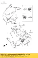 9440717E9033J, Suzuki, cofano, sotto, r suzuki gsx r 750 1994, Nuovo