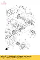 5VK155170000, Yamaha, gear, idler 2 yamaha mt xt 660 2004 2005 2006 2007 2008, Nouveau