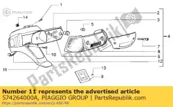 Aquí puede pedir proteccion de Piaggio Group , con el número de pieza 574264000A: