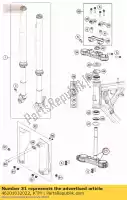 46201032022, KTM, Plaque bot.fork cpl. husqvarna ktm  sx sxs 65 2012 2014 2015 2016 2017 2018 2019 2020, Nouveau