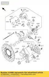 Tutaj możesz zamówić disc, rr od Kawasaki , z numerem części 410800681: