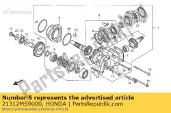 Aqui você pode pedir o shim, impulso final em Honda , com o número da peça 21312MS9000: