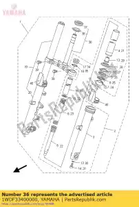 yamaha 1WDF33400000 under bracket comp - Bottom side