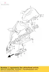 Aquí puede pedir cuerpo comp, cowli de Suzuki , con el número de pieza 9441017H00YME: