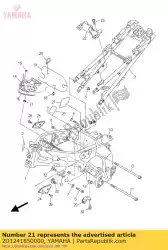 Here you can order the damper, locating 5 from Yamaha, with part number 2D1241850000: