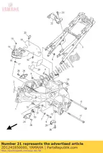 yamaha 2D1241850000 damper, locating 5 - Bottom side