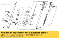 Aqui você pode pedir o nenhuma descrição disponível no momento em Honda , com o número da peça 51421MT4003: