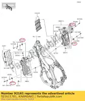 921611781, Kawasaki, demper kx450hgf kawasaki  kx 250 450 2016 2017 2018, Nieuw