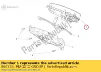 860378, Piaggio Group, dashboard aprilia  sport city sport city cube 125 250 300 2008 2009 2010, New