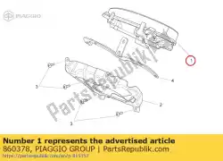 Tutaj możesz zamówić deska rozdzielcza od Piaggio Group , z numerem części 860378: