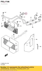 suzuki 1646838F00 ilhó, mangueiras de óleo - Lado inferior