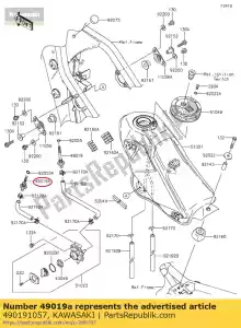 kawasaki 490191057 filtro de combustible, 