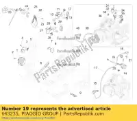 643235, Piaggio Group, joint.p. piaggio vespa liberty lt lx lxv primavera rp8m82821, rp8m82100, rp8m82310, rp8m82122,  s vespa s zapm68300, zapm68303 125 150 2012 2014 2016 2017, New