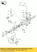 131681282, Kawasaki, d?wignia klf300-a1 kawasaki klf 300 2000 2001 2002 2003 2004 2005 2006, Nowy