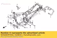 50400KPF960, Honda, tubo, rr. pegada honda cbf 250 2006, Novo