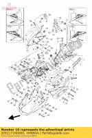 20S2171N0000, Yamaha, talpa, copertura laterale 3 yamaha xj 600 2009 2010 2011, Nuovo