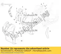 62193100T3, Piaggio Group, scudo anteriore     , Nuovo