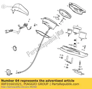 Piaggio Group 00F01601021 kabel. nap?d pr?dko?ciomierza - Dół