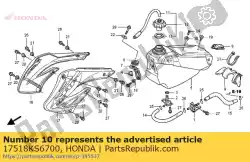 Aquí puede pedir cuello, asiento fr. De Honda , con el número de pieza 17518KS6700: