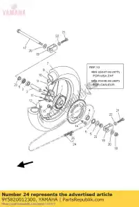 yamaha 9Y5820012300 cadeia - Lado inferior